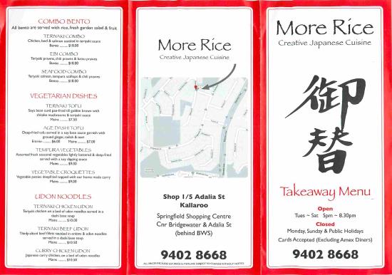More Rice