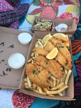 Hooked Up fish and chips