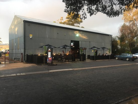 Here's your beer Burger Bar