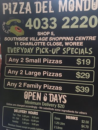 Pizza Del Mondo Cairns