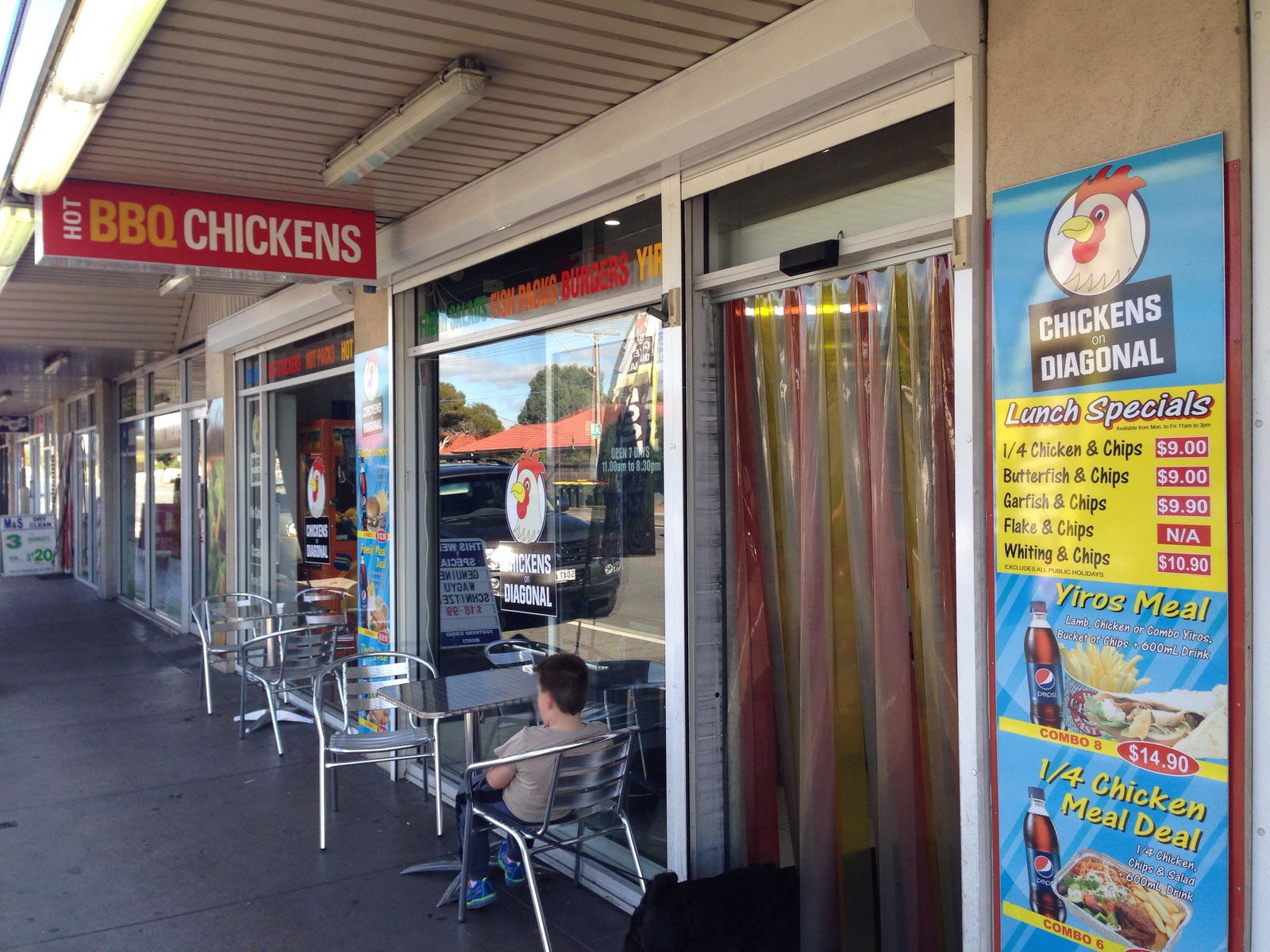 Chickens on Diagonal