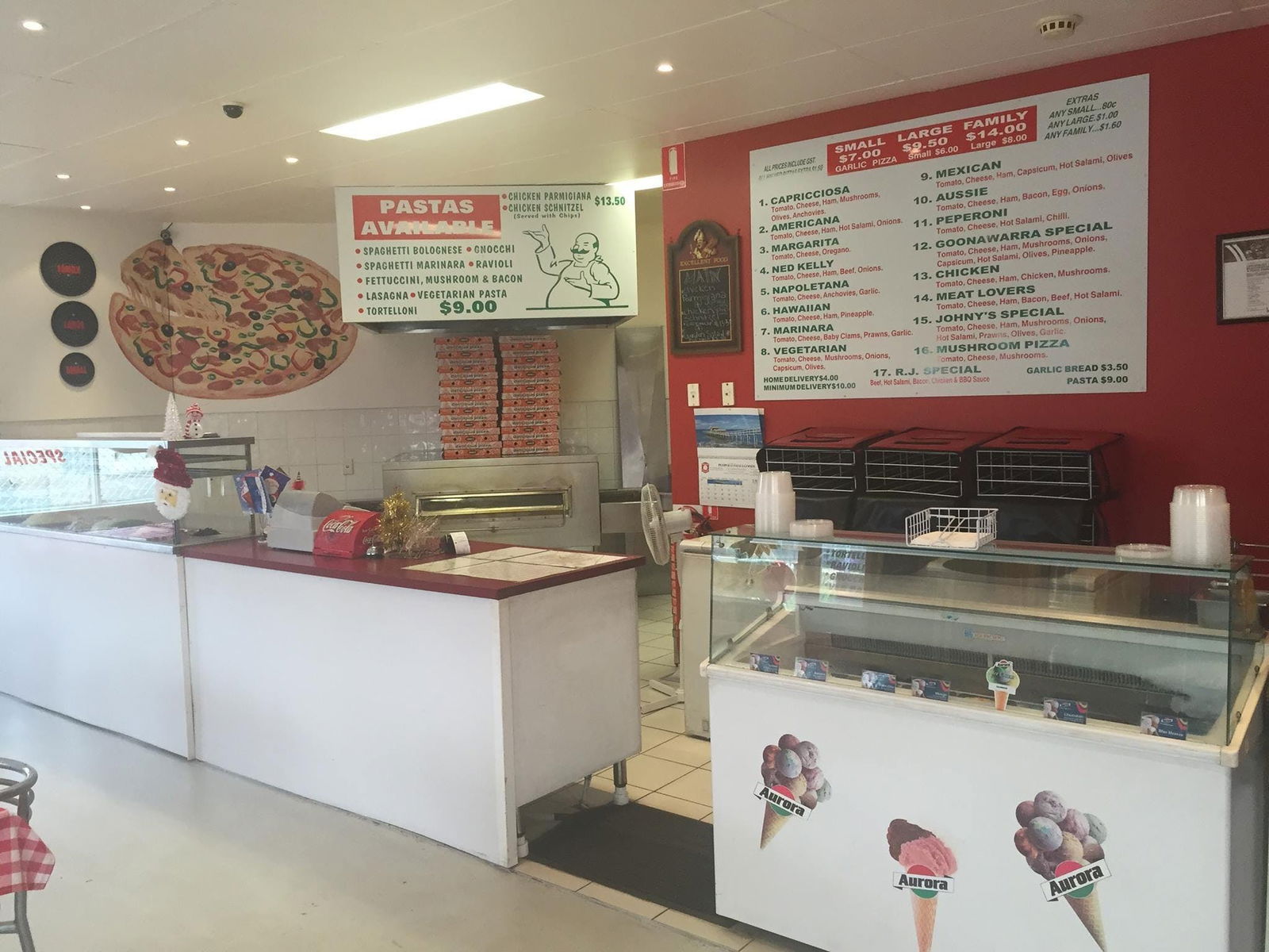 Goonawarra Pizza  Pasta