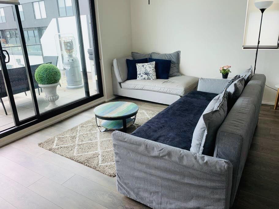 Terrace Living With Bay Views