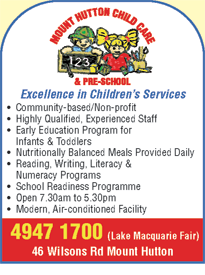 Mount Hutton Child Care Centre & Pre-school - Dentist Find 1