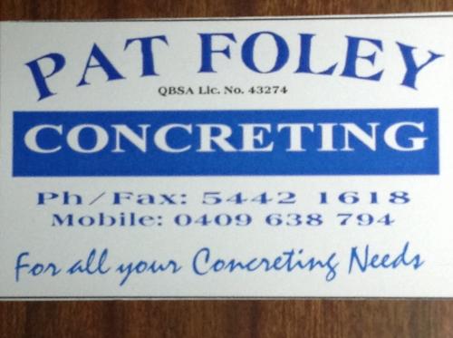 Pat Foley Concreting
