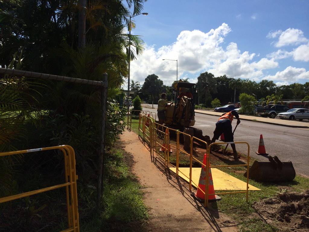 I  J Trenching