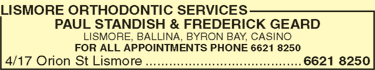 Lismore Orthodontic Services - Dentist Search 2
